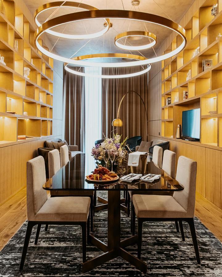 The Veil Hotel Akmola Esterno foto A dining room